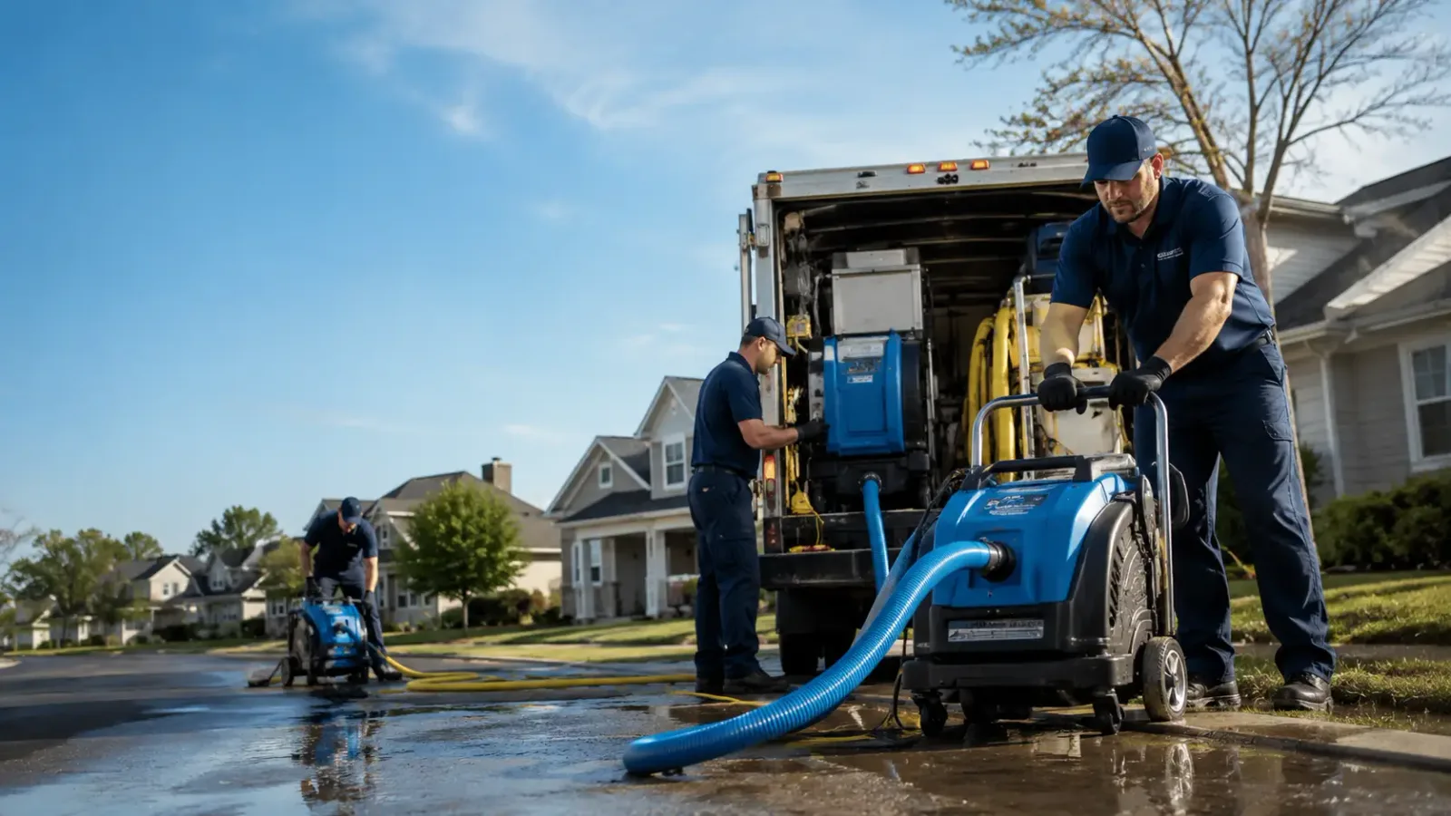 Flood Damage Cleanup in Little America, WY